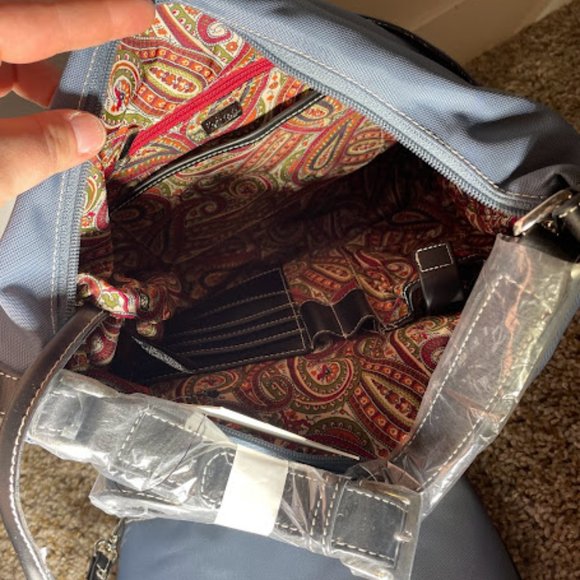 Maxx New York Blue Purse with Matching Coin Purse - Picture 4 of 4